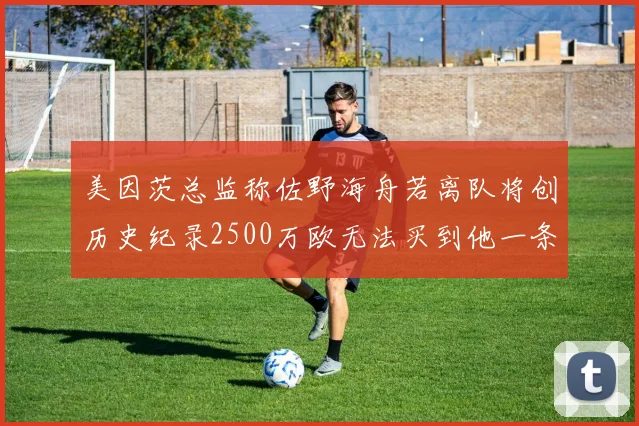 美因茨总监称佐野海舟若离队将创历史纪录2500万欧无法买到他一条腿